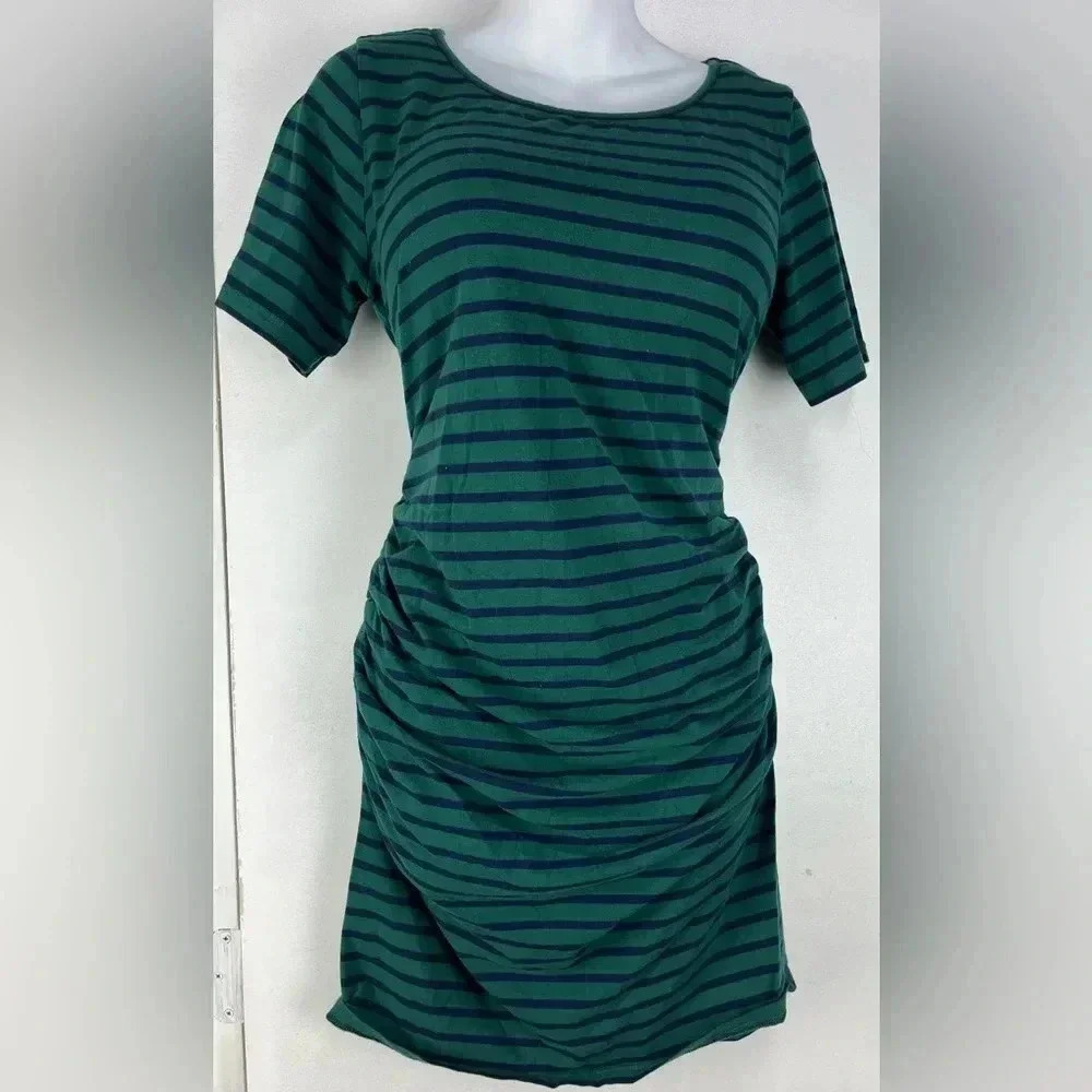 Bhome Strip Bodycon Dress